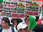 "Gran marcha" for amnesty of illegal aliens, Los Angeles, March 25, 2006